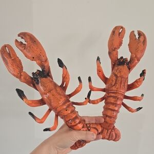 Vintage Plastic Lobster - Fake Lobster Nautical Decor Beach Decor Faux Lobster